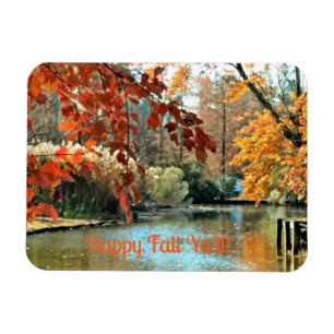 Lycklig Fall Ya'll! Magnet