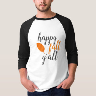 Lycklig Fall Y'all Manar Raglan T-shirt
