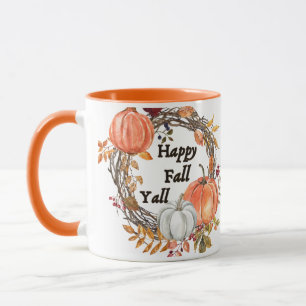 Lycklig Fall Y'all: Mysigt höstpumpa och Löv Mugg