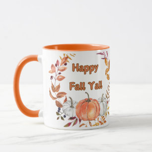 Lycklig Fall Y'all: Mysigt höstpumpa och Löv Mugg
