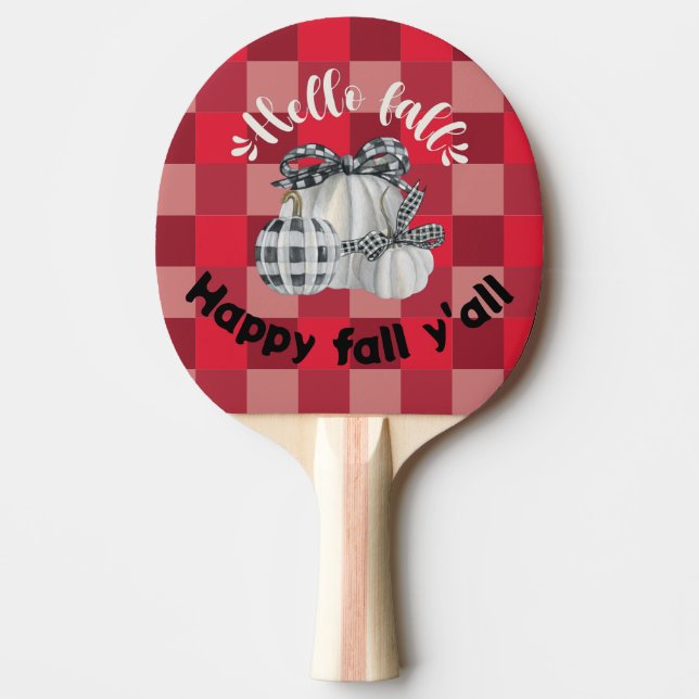 Lycklig Fall Y'all Pingisracket (Framsidan)