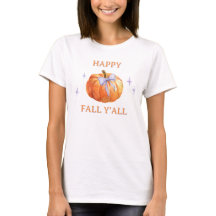 Lycklig Fall Y'all Pumpkin Bow Women's Cute