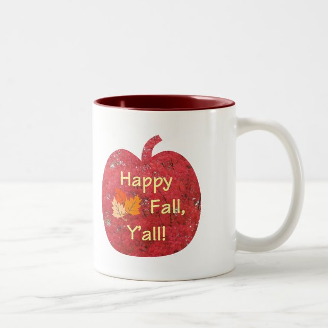 Lycklig Fall Y'all Pumpkin Mugg (Höger)