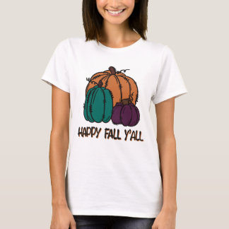 Lycklig fall y'all t shirt