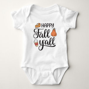 Lycklig Fall Y'all T Shirt