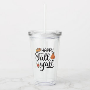 Lycklig Fall Y'all Take Away Mugg