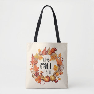 Lycklig Fall Y'all Tygkasse