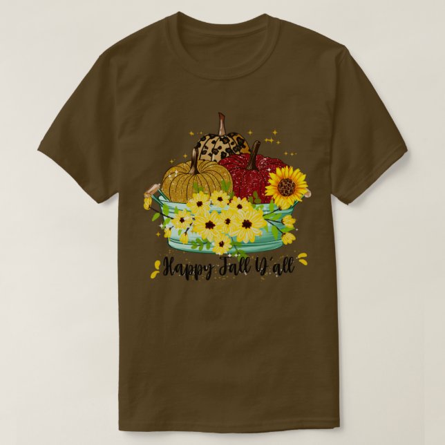 Lycklig faller alla 5 t shirt (Design framsida)