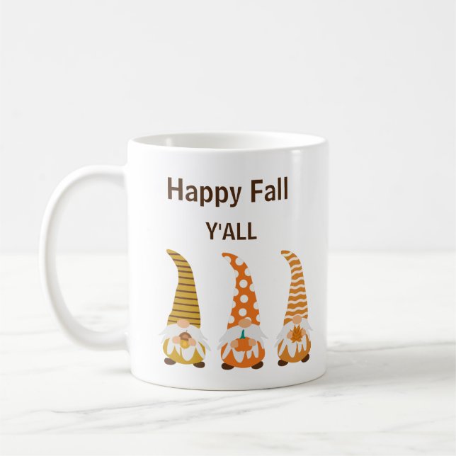 Lycklig faller av alla gnomer kaffemugg (Vänster)