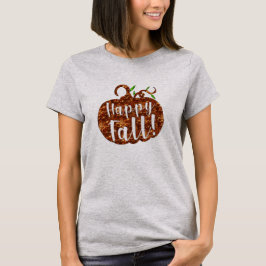lycklig faller pumpa halloween t-shirt-livmodern t shirt