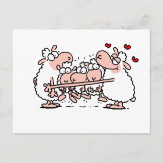 Lycklig_familj Vykort