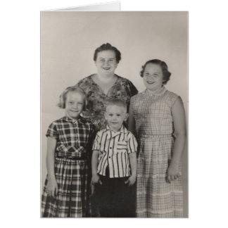 Lycklig-familjen Hälsningskort