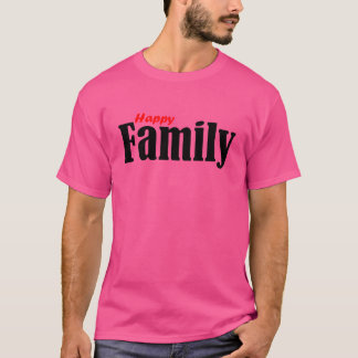 Lycklig Famille Matching T-shirt - Roligt Family V