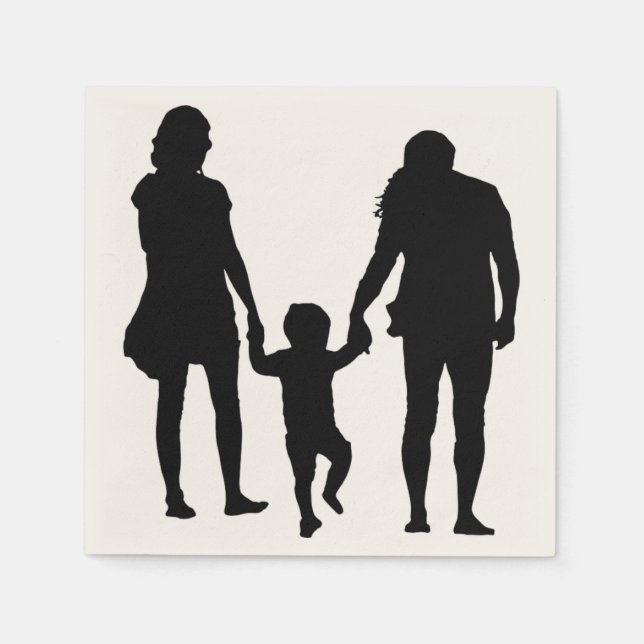 LYCKLIG FAMILY PAPPERSSERVETT (Framsidan)