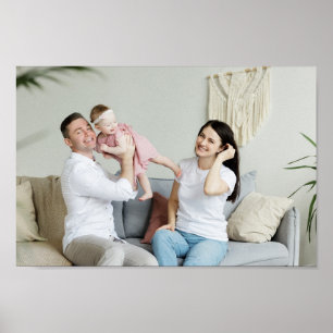 Lycklig Family Personlig Anpassningsbar Photo Post Poster