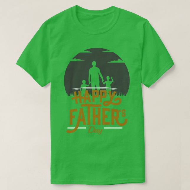 lycklig far dag 1 t shirt (Design framsida)