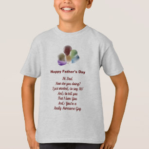 Lycklig Far Dag - barn T Shirt