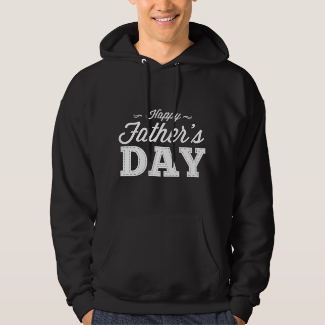 Lycklig Far dag Hoodie (Framsida)