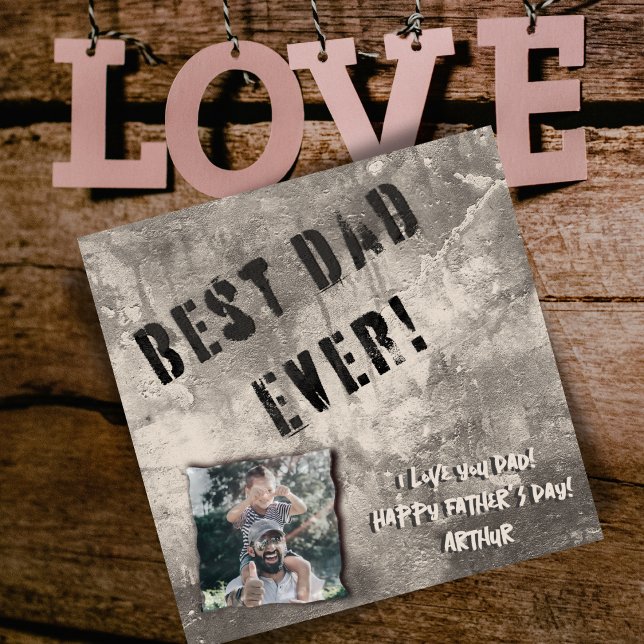 Lycklig Far dag: mästerverk i stadsområden Julkort (Skapare uppladdad)