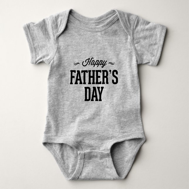 Lycklig Far dag T Shirt (Framsida)
