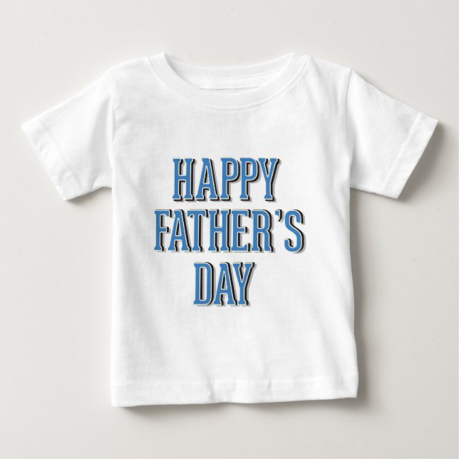 Lycklig Far dag T Shirt (Framsida)