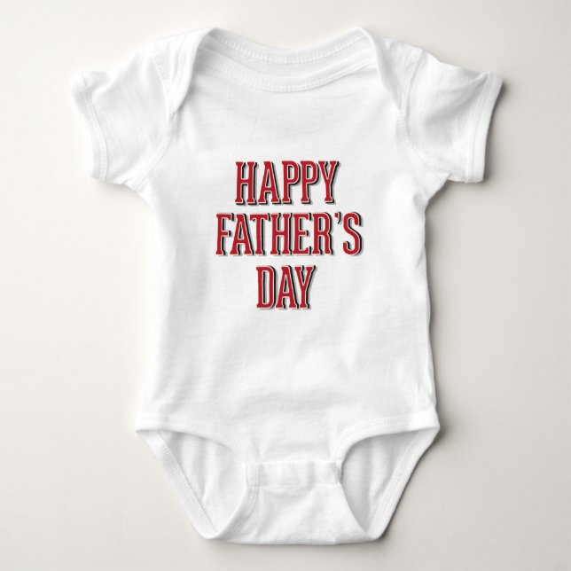 Lycklig Far dag T Shirt (Framsida)