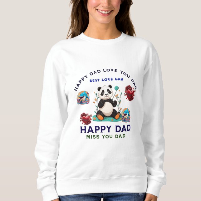 Lycklig Far dag T-Shirt logotyp Anpassningsbar Pap (Framsida)