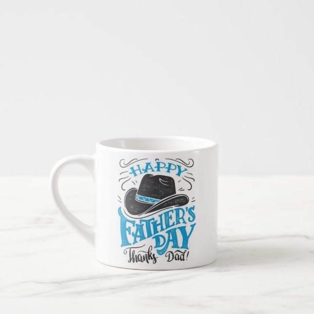 Lycklig Far dag tack pappa Espressomugg (Vänster)