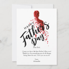 Lycklig far inbjudningar