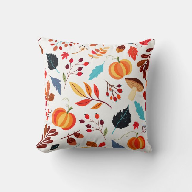 Lycklig Färg Dekorativ kudde (Framsida)