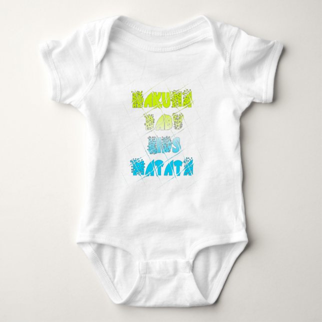 Lycklig Färg Hakuna Matata Hakunamatata Gift-stjär Tee Shirt (Framsida)