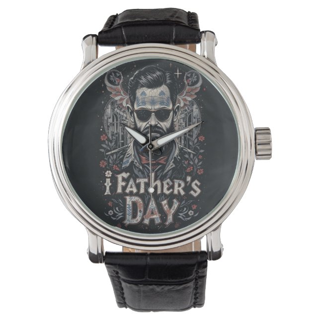Lycklig fars dag 2025 armbandsur (Framsida)