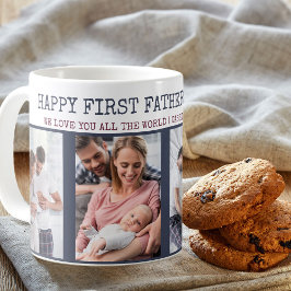 Lycklig Fars dag 4, första fotoPersonligen Kaffemugg
