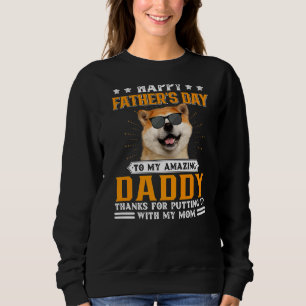 Lycklig Fars dag Akita Hund Pappa För manar T Shirt
