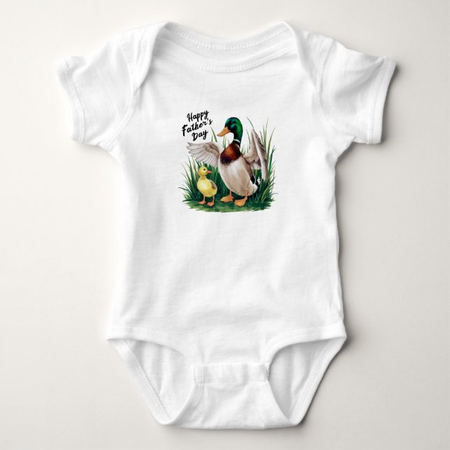 Lycklig Fars dag Ankor T Shirt (Framsida)