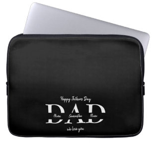 Lycklig Fars dag Anpassningsbar Electronics Bag Laptop Fodral