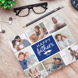 Lycklig Fars dag | Anpassningsbar Fotofamilj Colla Musmatta