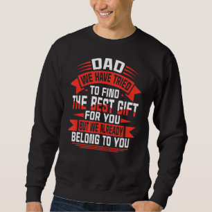 Lycklig Fars dag är bäst för Pappa från dotterson Lång Ärmad Tröja