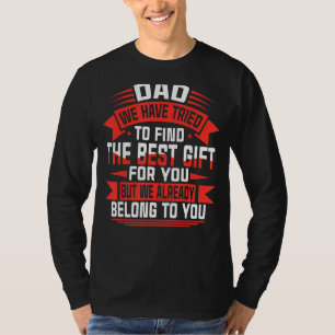 Lycklig Fars dag är bäst för Pappa från dotterson T Shirt