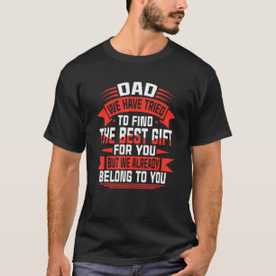 Lycklig Fars dag är bäst för Pappa från dotterson T Shirt