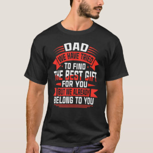 Lycklig Fars dag är bäst för Pappa från dotterson T Shirt