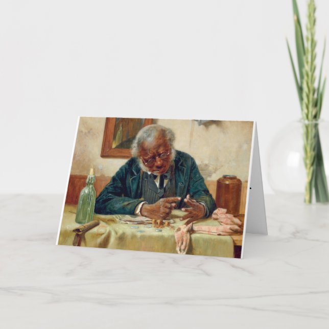 Lycklig Fars dag - Balansräkning i Högerna Kort (Framsida)