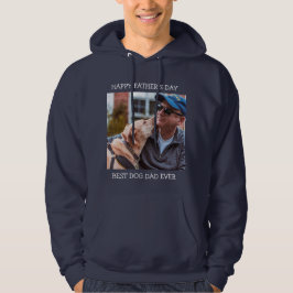 Lycklig Fars dag, bästa Hund Pappa någonsin, Anpas Hoodie