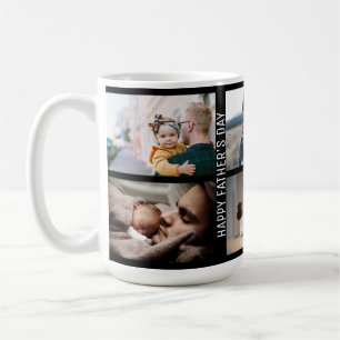 Lycklig Fars dag, bästa pappa någonsin, 6 fotokoll Kaffemugg