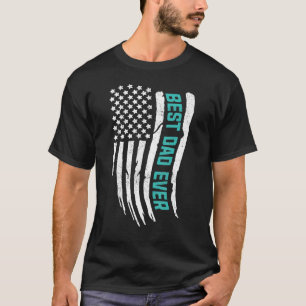 Lycklig Fars dag, bästa Pappa någonsin med USA T Shirt