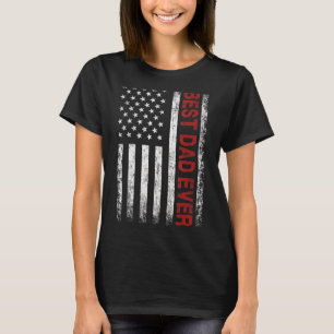 Lycklig Fars dag, bästa Pappa någonsin med USA T Shirt