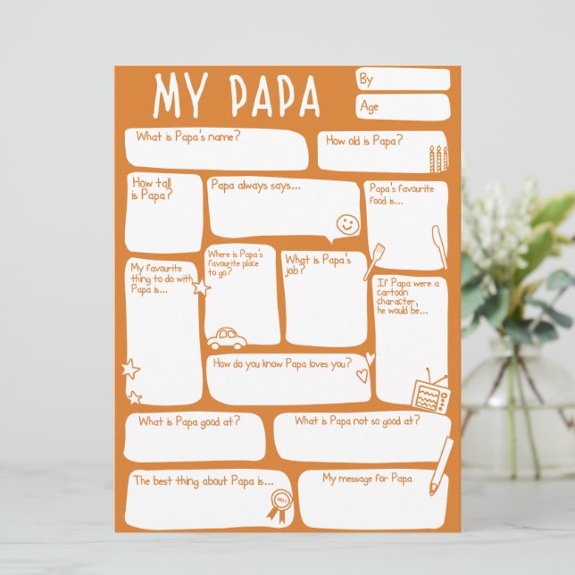 Lycklig Fars dag_Best Pappa någonsin (Stående Fram)