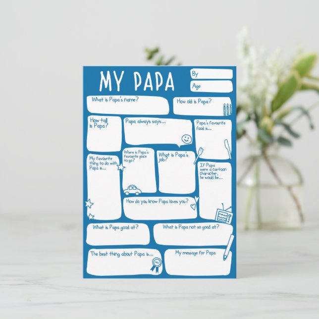 Lycklig Fars dag_Best Pappa någonsin (Stående Fram)