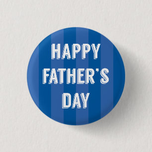 Lycklig Fars dag Blue Rand - Fars dag Knapp