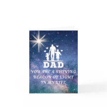 Lycklig Fars dag Card, Pappa är du bäst.